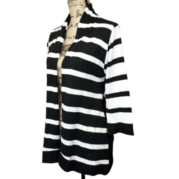 Poof Striped Cardigan Jacket - Picture 3 of 5